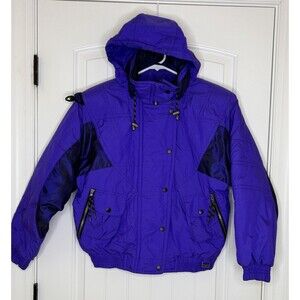 Mountain Goat‎ Purple Ski Woman’s Jacket Size Medium